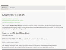 Tablet Screenshot of konteynertr.com
